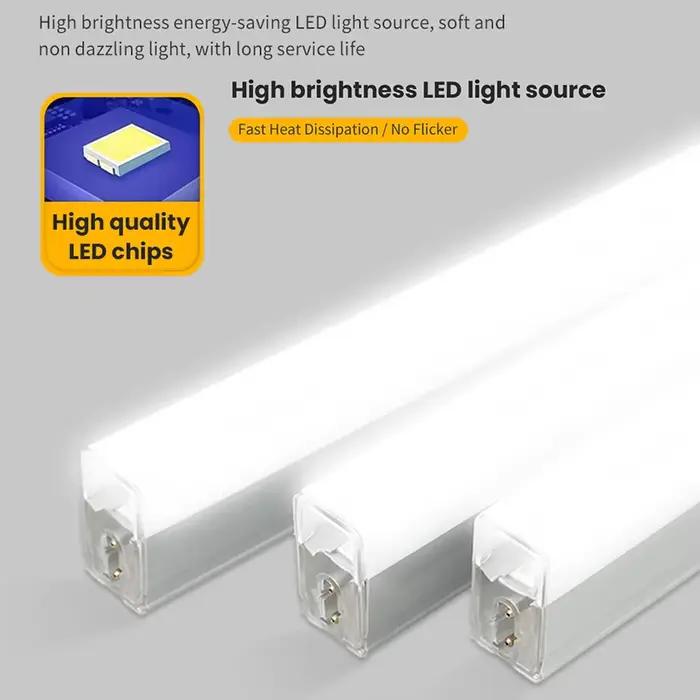 Veilleuse LED tube bleue personnalisable pour chambre salon couloir cuisine garage plafonnier美好生活装饰LED夜灯管,适用于卧室、客厅、走廊、厨房和车库
