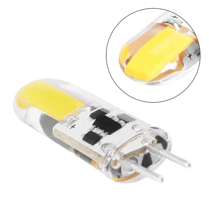 5 pièces Dimmable GY6.35 lampe à LED DC 12 V Silicone LED COB projecteur ampoule 1505 300LM 1508 400LM COB lumière remplacer l'éclairage halogène