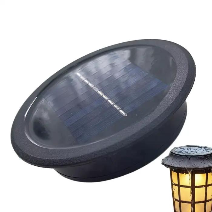Capots de remplacement pour lampes solaires 11 cm, couvercles de lampe étanches, capots de lanterne solaire pour jardin extérieur, allée, patio, cour, porche, passerelle