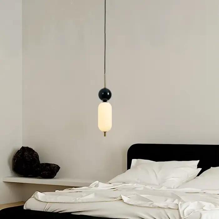 Plafonnier LED suspendu en pierre, design moderne, éclairage d'intérieur, luminaire décoratif de plafond, idéal pour une chambre à coucher, un hôtel ou une cuisine