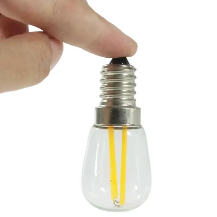 Ampoule à filament LED pour budgétaire domestique, super lampe bougie, basse tension, 3W, E14, B15, 12V, 24 V, 110V, 220V