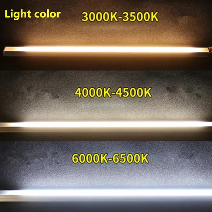 1-10 pièces LED bande rigide DC12V 50CM 20 pouces SMD5730 36LED s en forme de U/V plat LED canal en aluminium bande rigide pour l'éclairage intérieur
