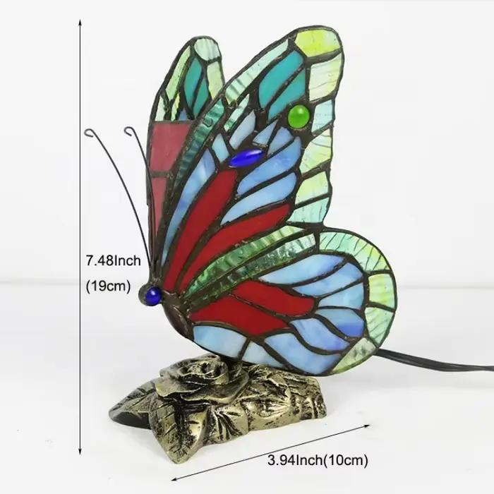 LongHuiJing-Vitrail Tiffany Butterfly LED