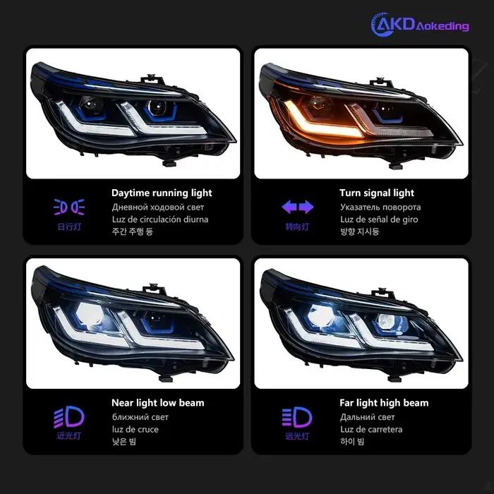 Lumière de Sauna LED DRL Hella 5 SG, Lentille Hid H7 523i 530i, Œil d'Ange, Accessoires de Voiture pour BMW E60 2003-2010