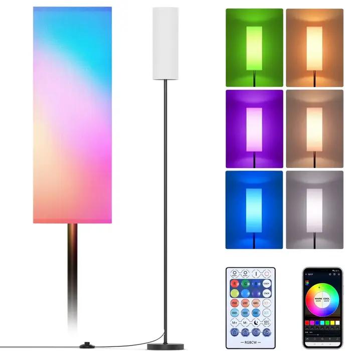 Lampadaire moderne sur pied grand pied lumineux pour chambre salon salle d'étude salle d'étude lampadaire