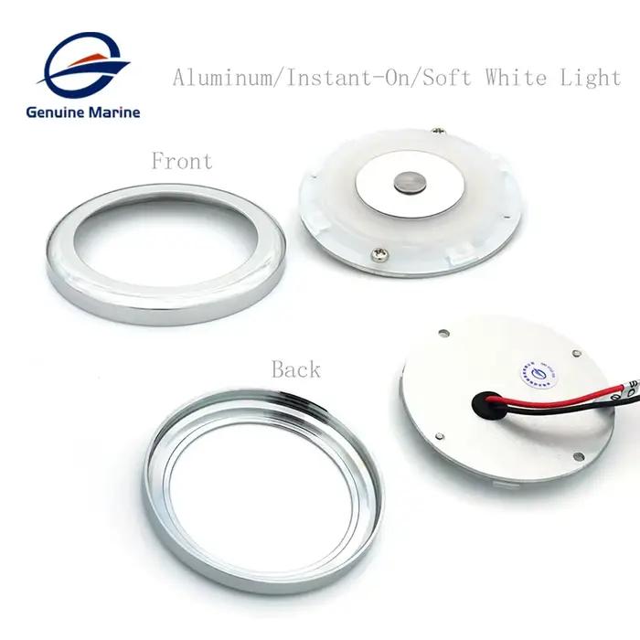 RV LED toit lumière ronde plafond dôme 12/24V 3W lampe intérieure avec variateur pour camping-car caravane bateau marin Yacht accessoires