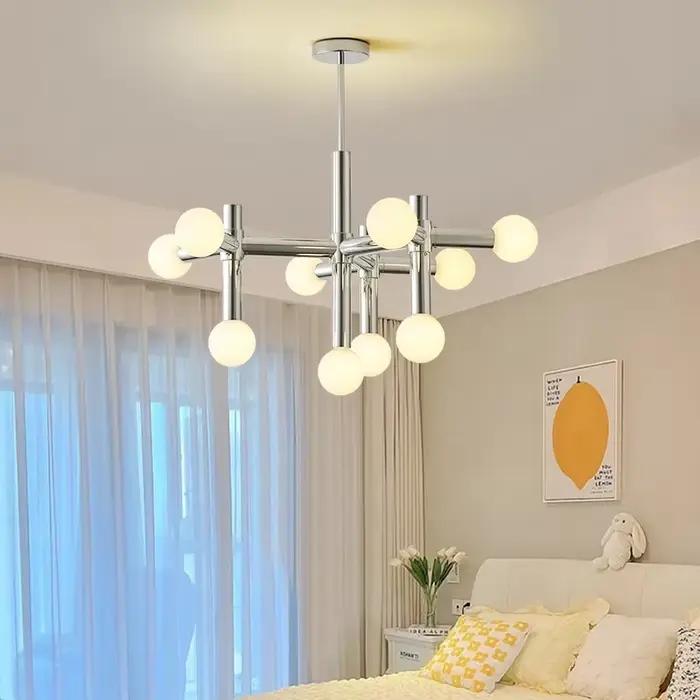 Lampes de Plafond en Verre à LED pour Salon et Chambre à Coucher