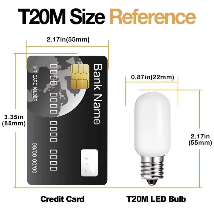 Ampoule Led laiteuse Vintage T20 DC12V 24V