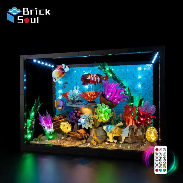 Kit d'éclairage LED pour le modèle Lego Tropical Aquarium 10366, ensemble de jouets DIY, blocs de construction non inclus
