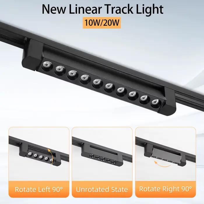 Plafonnier Led sur Rail Moderne pour Maison Cuisine Chambre à Coucher Lumière Douce et Élégante Occasions Spéciales