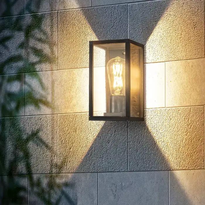 Applique Murale Extérieure Moderne et Étanche, Luminaire Décoratif d'Nik, Idéal pour un Jardin, une Villa, un Couloir, une Entrée, un délégations ou une Terrasse