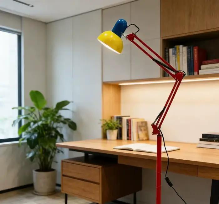 Lampadaire LED sur pied de style médiéval