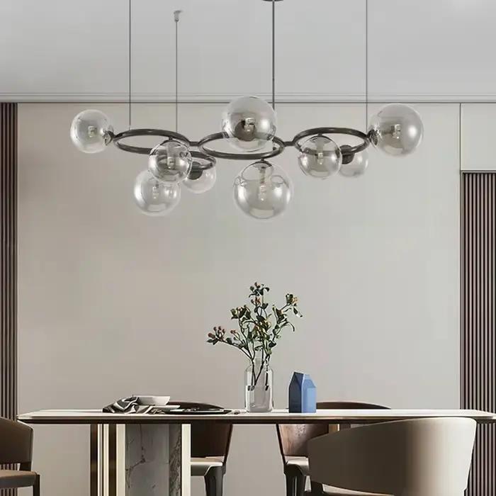 Moonriver éclairage haricots magiques lustre moderne créatif suspension lampe salon salle à manger