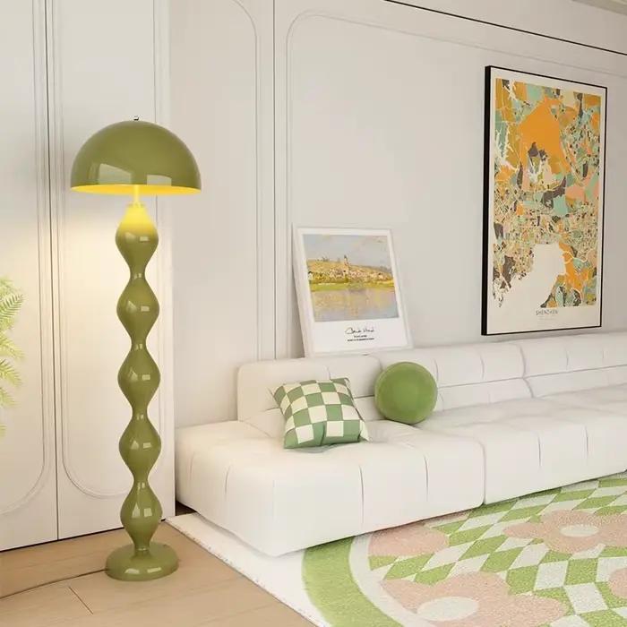 Nordique créatif coloré champignon LED lampadaire salon canapé chambre tête hôtel design lumière éclairage à la maison décor