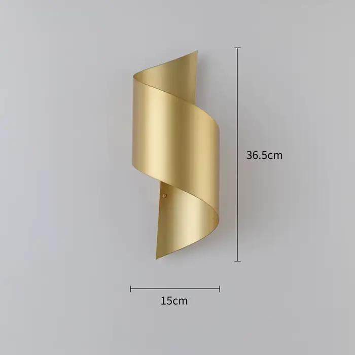 Appliques murales nordiques à LED pour chambre à coucher, lampes murales de chevet, décoration moderne, éclairage d'escalier d'allée, lampe de luxe, 110-240V