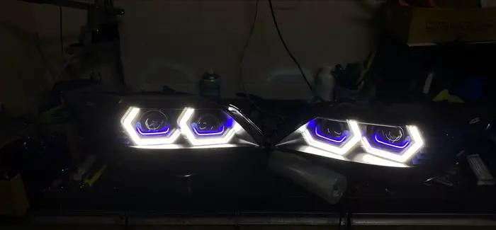 Phare avant Led pour BMW E87 E88 E82, DRL de jour OSS modifié avec clignotant, accessoires de voiture