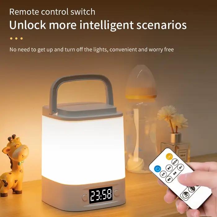 LED veilleuse chevet lampe de bureau Rechargeable chambre bébé alimentation Protection des yeux sommeil chambre d'enfants lumières lampe de Table