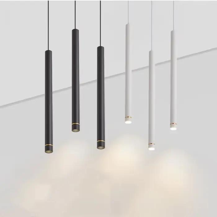Lampe suspendue moderne à intensité réglable en acier inoxydable pour salon, chambre, hôtel et cuisine occasions spéciales