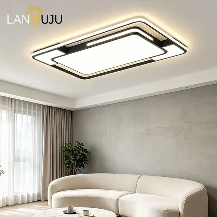 LANMUJU Lighting – Plafonnier LED moderne pour la maison, décoration de salon, lustre suspendu, luminaire pour chambre à coucher, salle à manger, cuisine