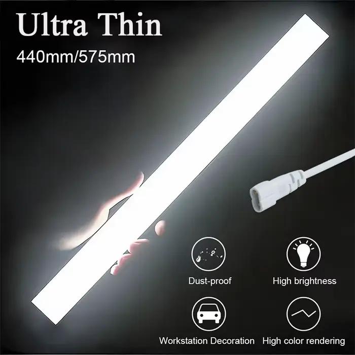 Veilleuse LED tube bleue personnalisable pour chambre salon couloir cuisine garage plafonnier美好生活装饰LED夜灯管,适用于卧室、客厅、走廊、厨房和车库