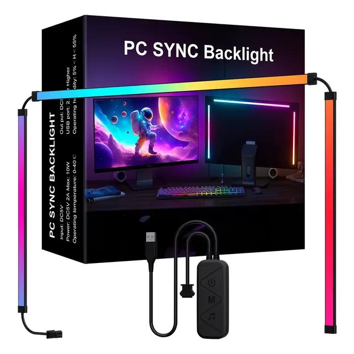 Bande LED RGB couleur de rêve, éclairage d'ambiance intelligent pour télévision, synchronisation d'affichage, rétro-éclairage pour ordinateur, décor du Ramadan, lampe couleur, bricolage, jeu de fête,