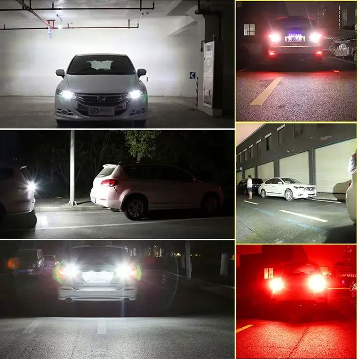 Lampe de Signalisation T15 W16W 921 912 Ampoules LED, Super Lumineux 4014 45SMD, Paupières de Voiture, enquêter de Stationnement Canbus, de Secours, 2 Pièces