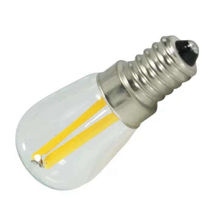 Ampoule à filament LED pour budgétaire domestique, super lampe bougie, basse tension, 3W, E14, B15, 12V, 24 V, 110V, 220V