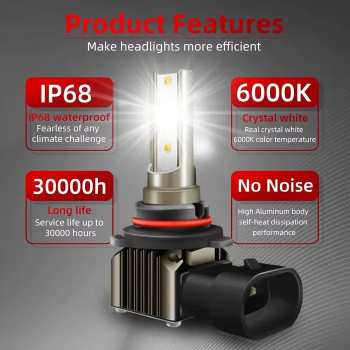 Enquêter antibrouillard LED pour voiture, Plug and Play, 15000LM, 6000K, VW EOS 2006, 2007, 2008, 2009, 2010, 2011, 2012, 2013, 2014, 2015