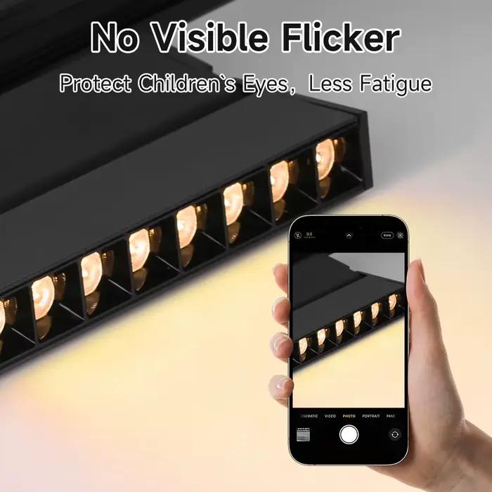 Plafonnier Led sur Rail Moderne pour Maison Cuisine Chambre à Coucher Lumière Douce et Élégante Occasions Spéciales