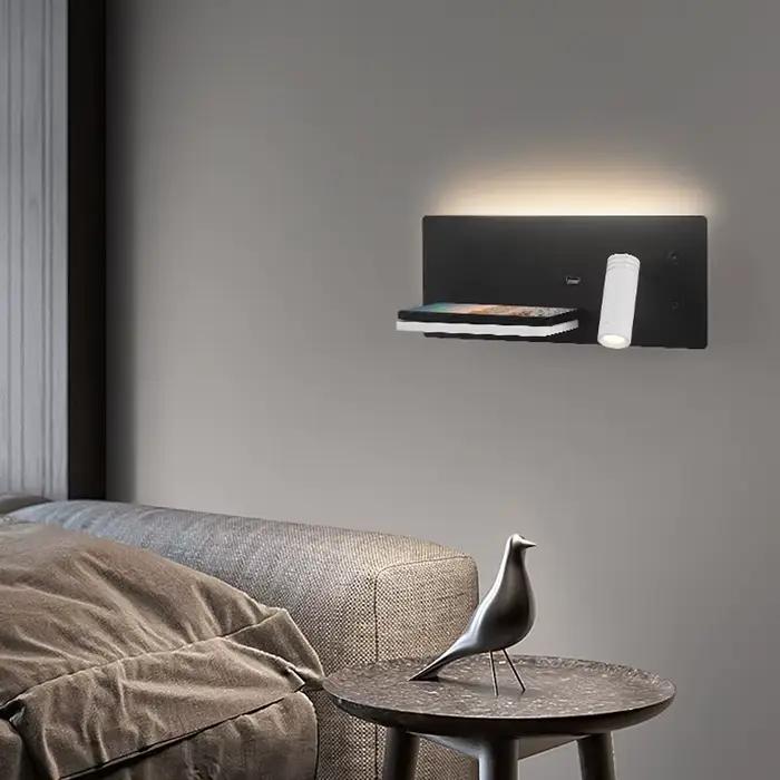 Applique LED Angle réglable moderne pour éclairage quotidien cuisine salle à manger chambre à coucher entrée étude rechargeable sans fil