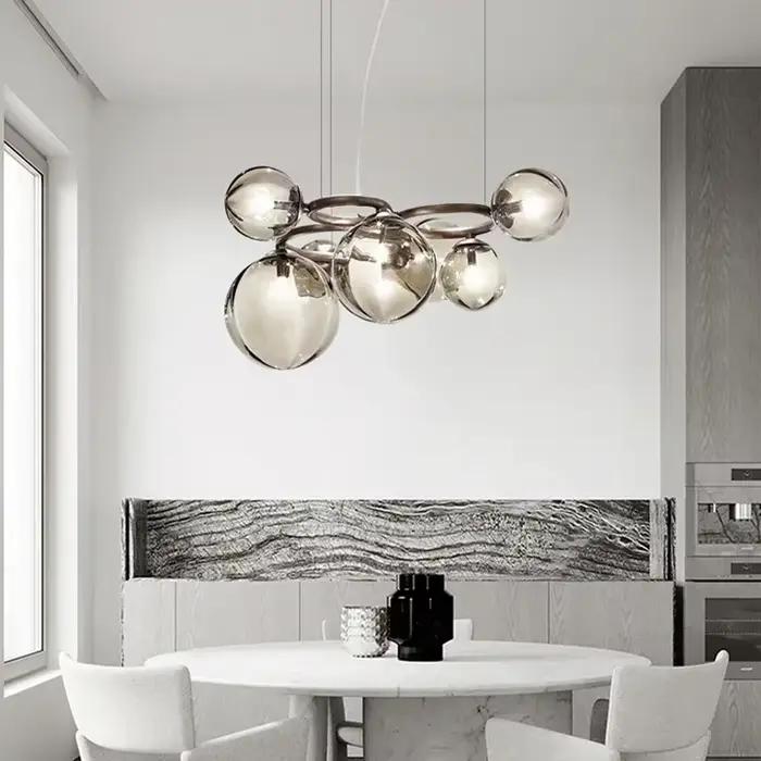 Moonriver éclairage haricots magiques lustre moderne créatif suspension lampe salon salle à manger