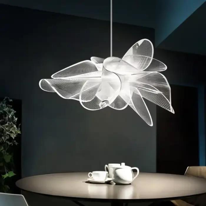 Lustre suspendu Led moderne italien, luminaire de luxe, pour cuisine et salon