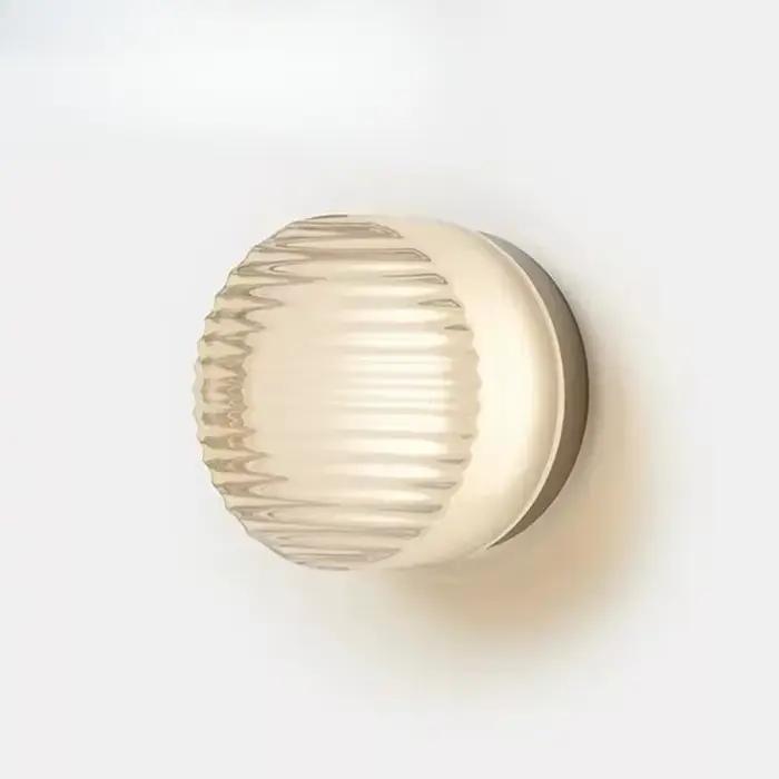 Applique murale LED ronde moderne en acrylique pour salon