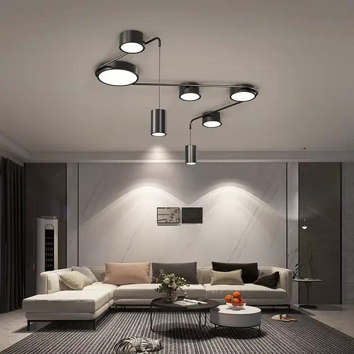 Luminaire suspendu moderne et minimaliste pour chambre à coucher