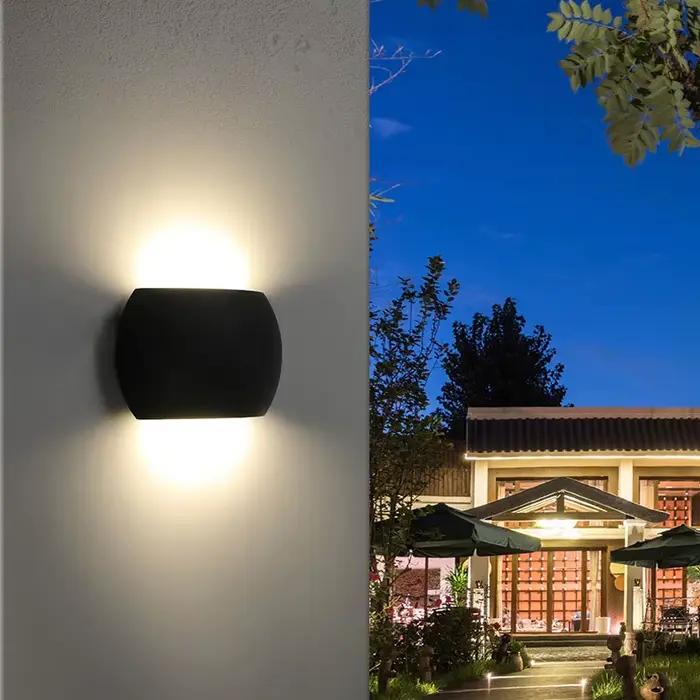 Applique murale LED, éclairage intérieur créatif étanche extérieur supérieur et inférieur, salon, chambre à coucher, lumière de cour