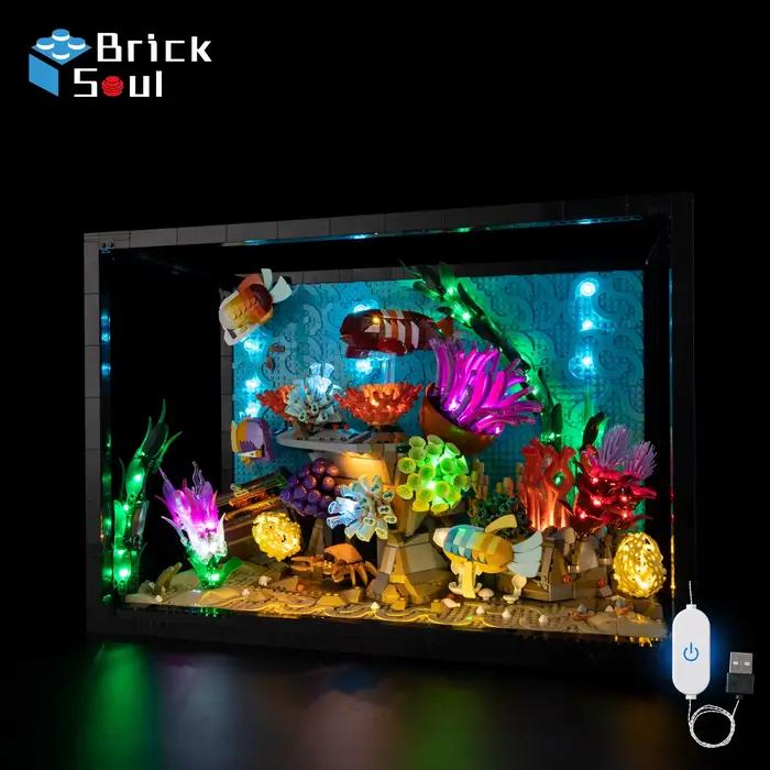 Kit d'éclairage LED pour le modèle Lego Tropical Aquarium 10366, ensemble de jouets DIY, blocs de construction non inclus