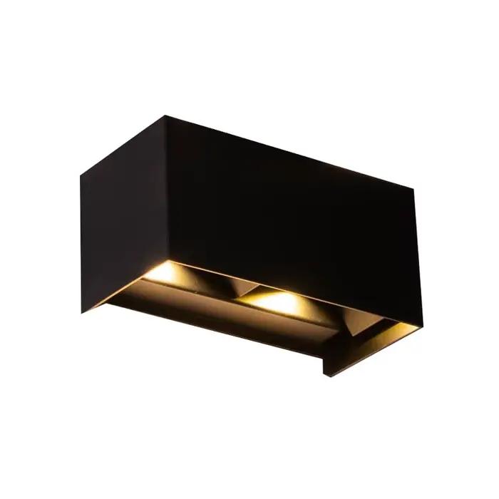 Applique murale LED extérieure à double tête réglable pour villa, balcon, allée, couloir, hôtel