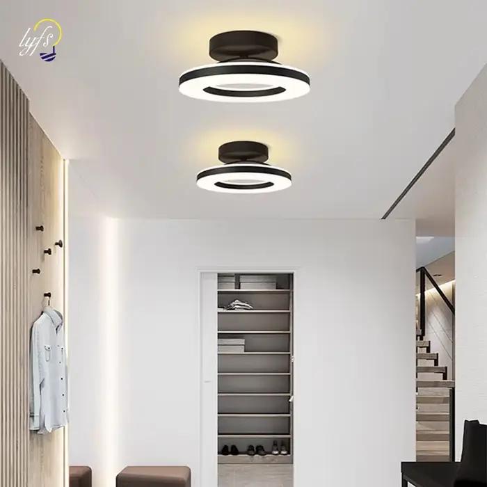 Plafonnier LED nordique moderne or éclairage intérieur décoration maison chambre salon balcon entrée étude occassions spéciales