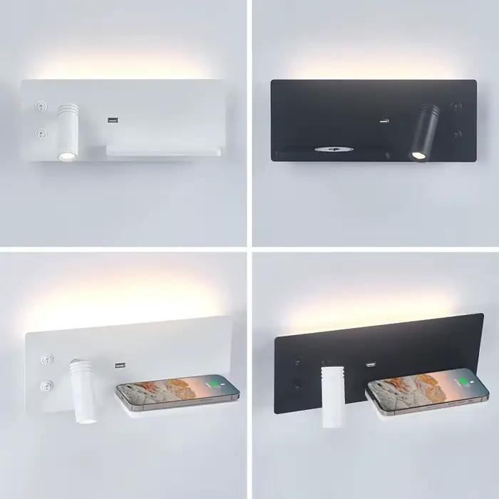 Applique LED Angle réglable moderne pour éclairage quotidien cuisine salle à manger chambre à coucher entrée étude rechargeable sans fil