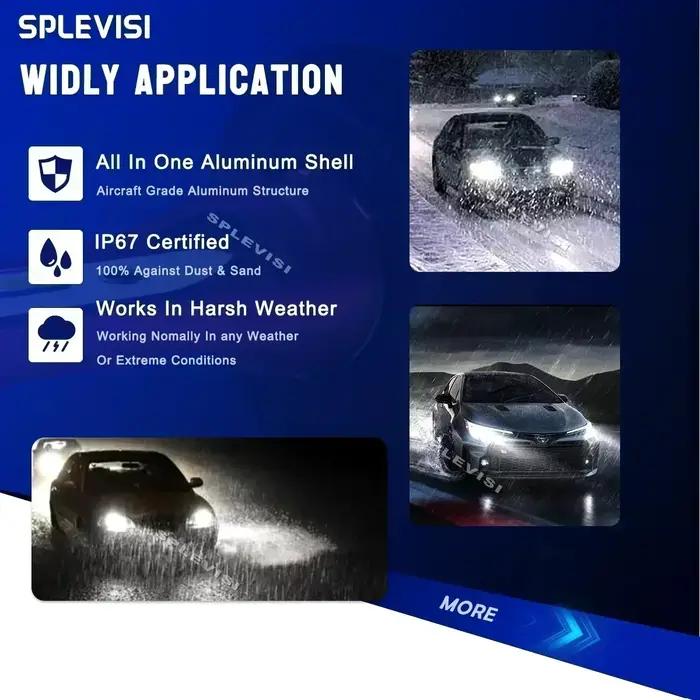 Ampoules LED pour feux de route et de illeur, éclairage de sauna, VW Caddy 2002 2003 2004 2005 2006 2007 2008 2009 2010 2011 2012 2013 2014 2015 2016