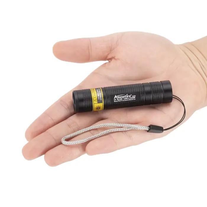365nm Mini UV Led lampe de poche à lumière noire Usb