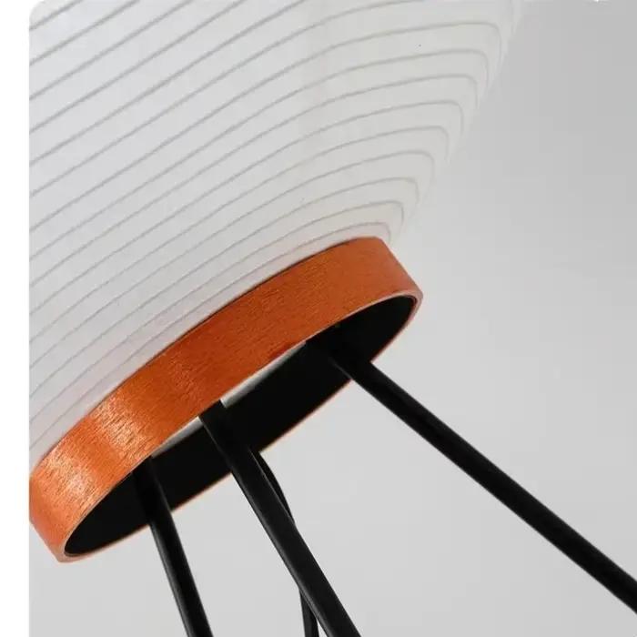 Noguchi Akari lampadaire en papier de riz japonais Wabi Sabi Vintage lampe sur pied pour chambre salon chevet classique décor à la maison