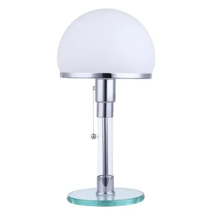 Lampe Bauhaus blanche, lampe de table