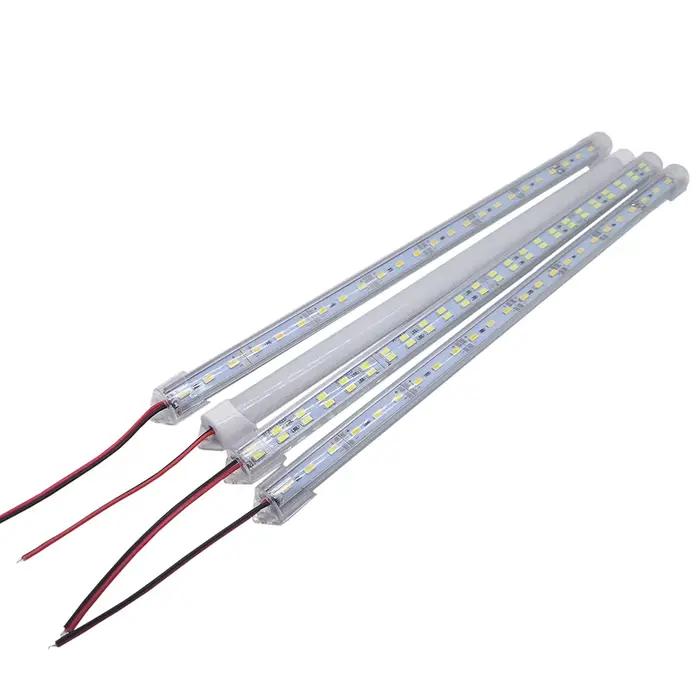 Bande Lumineuse LED Rigide pour Sous-meuble de Cuisine, Barres Rigides, Lampe Tubulaire pour Placard, SMD 5630, 12V, 24V, 20cm, 30cm, 33cm, 50cm, 5 Pièces/Lot
