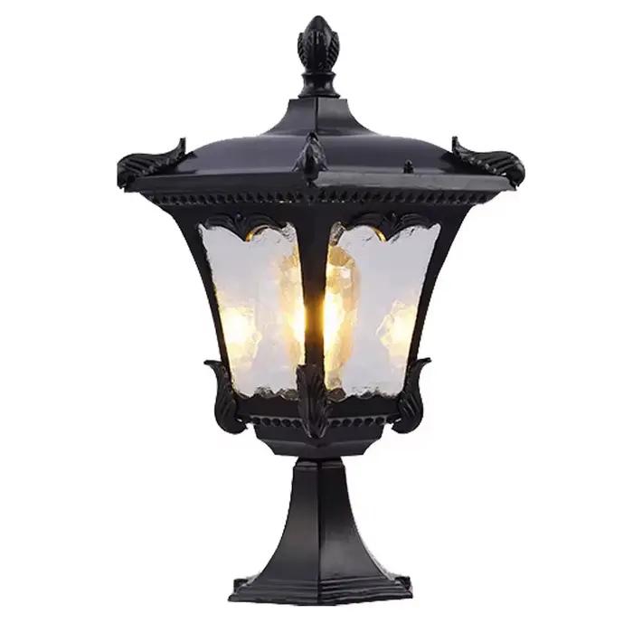 Lampe à colonne extérieure étanche Led, décoration d'embellissement de jardin, applique murale de jardin de Villa, lampe de cour, phare de colonne