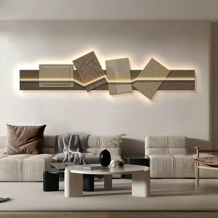 Lampe murale LED créative moderne pour entrée salon escalier fond Lustre décoration de la maison murale suspendue peinture lumière
