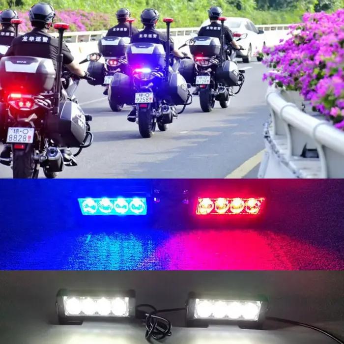 Feux clignotants 12V pour voiture, moto, camion, lampe de signalisation d'urgence, lumière stroboscopique de sécurité, patrouille quotidienne, DRL, lumière du jour