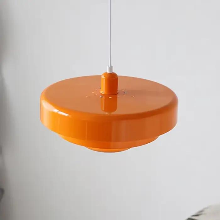 Suspension LED rétro médiévale restaurant nordique décoration de la maison plafond orange suspension café bar hôtel éclairage