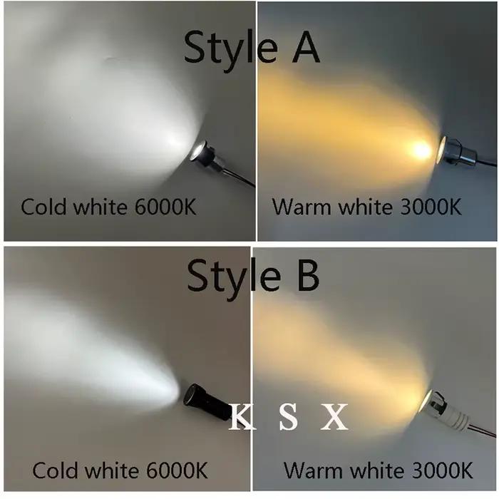 Mini Spot lumineux LED encastrable pour le plafond, 1/3W, 12v dc, avec découpe, éclairage de vitrine, AC85-265V mm