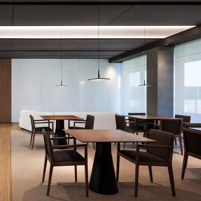 M Lampe suspendue moderne noire simple